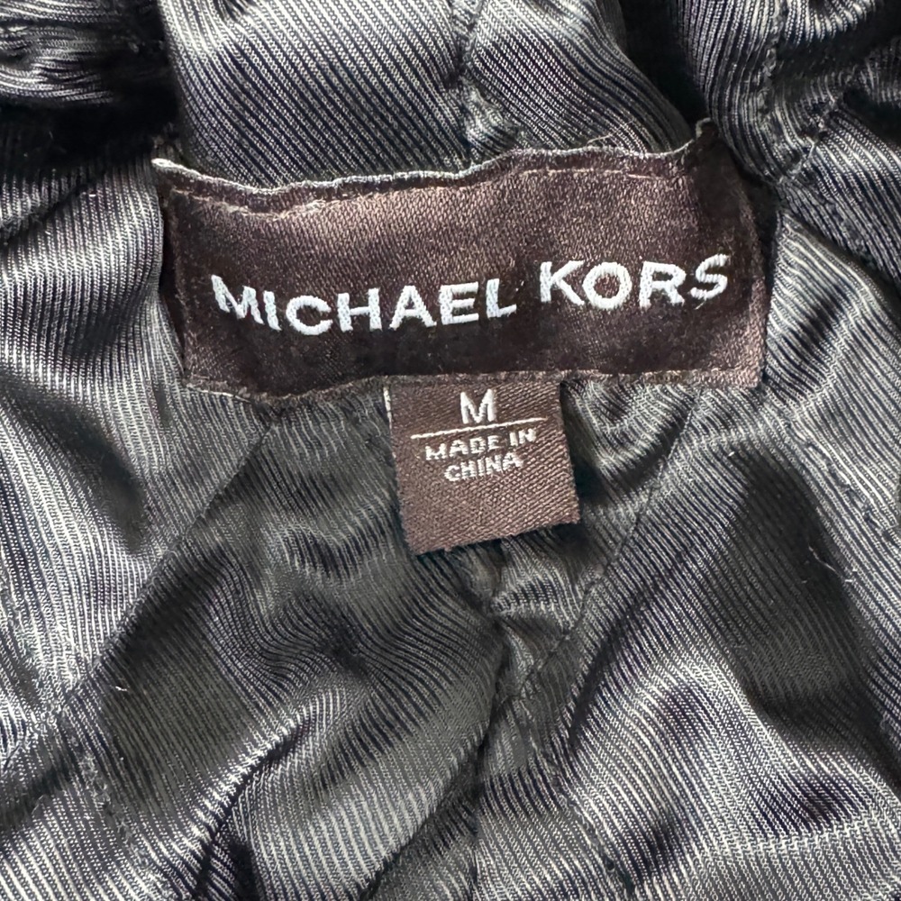 Michael Kors Men's Utility Full Zip and Button Snap Jacket with Pockets Size‎ M - Picture 2 of 12